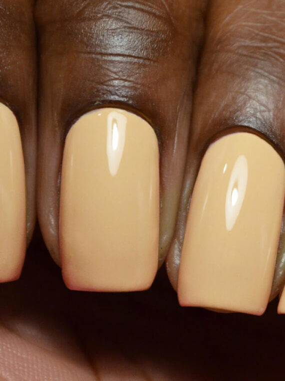 Pastel Yellow Cream Polish