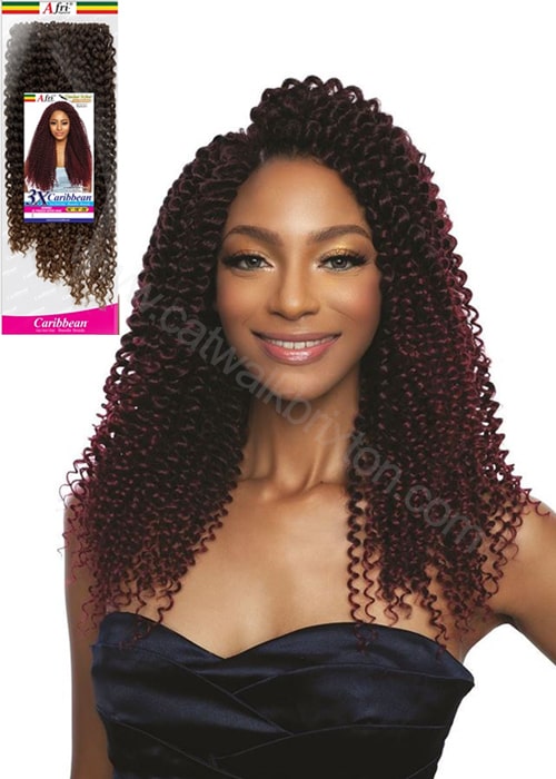 MANE CONCEPT|AFRI NAPTURAL|CARIBBEAN PRE-STRETCHED 3X PASSION WATER WAVE 16", 18", 20"