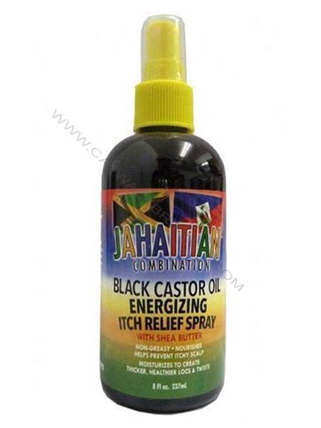 Jahaitian Combination | Black Castor Itch Release Spray (8oz)