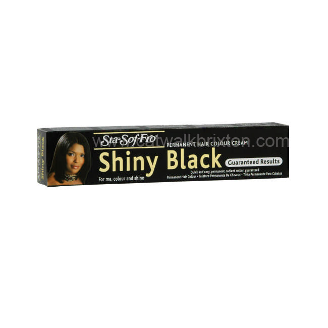 Sta-sof-fro | Shiny Black Permanent Hair Colour Creme (25ml)
