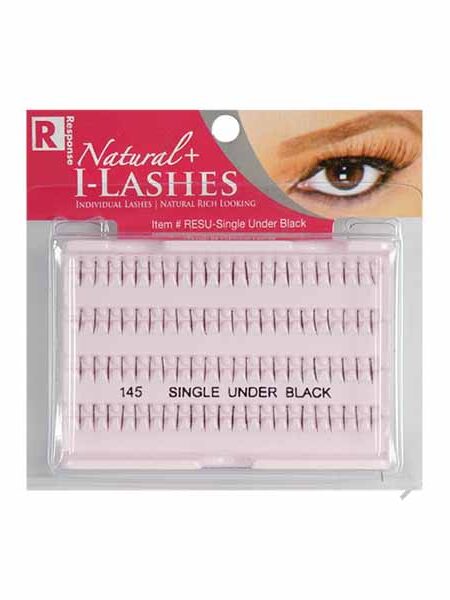 Response | Flare Eye Lashes | Natural+ I-Lashes Single Under Black 145