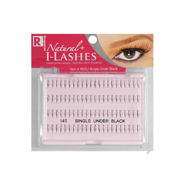 Response | Flare Eye Lashes | Natural+ I-Lashes Single Under Black 145