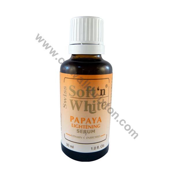 SOFT N WHITE | PAPAYA LIGHTENING SERUM 30ml