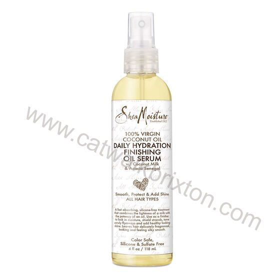 SheaMoisture | 100% Virgin Coconut Oil | DAILY HYDRATION FINISHING OIL SERUM 4fl. oz