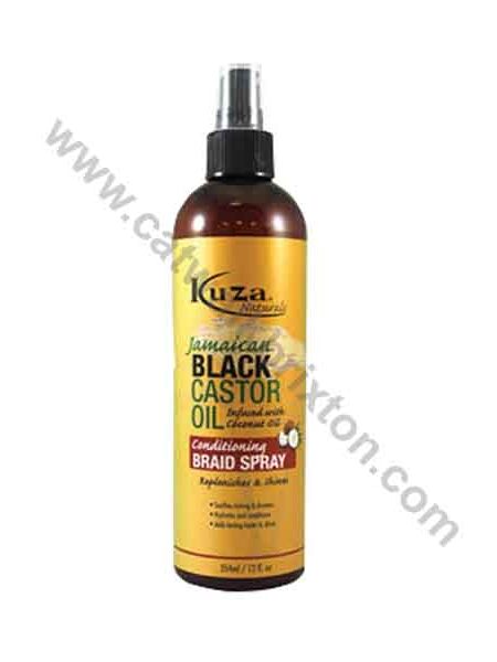 KUZA | JAMAICAN BLACK CASTOR OIL CONDITIONING BRAID SPRAY 12oz