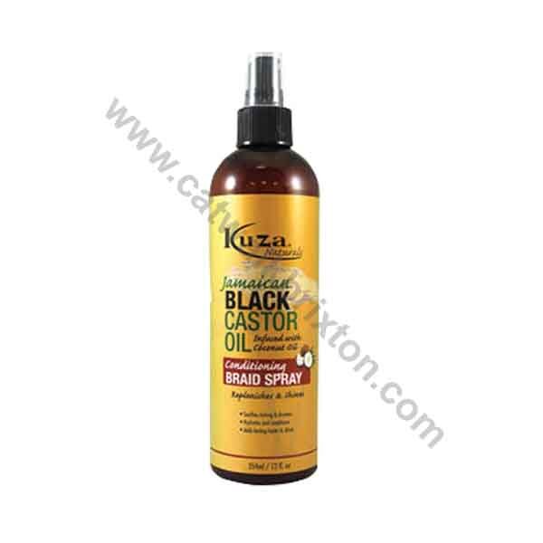 KUZA | JAMAICAN BLACK CASTOR OIL CONDITIONING BRAID SPRAY 12oz