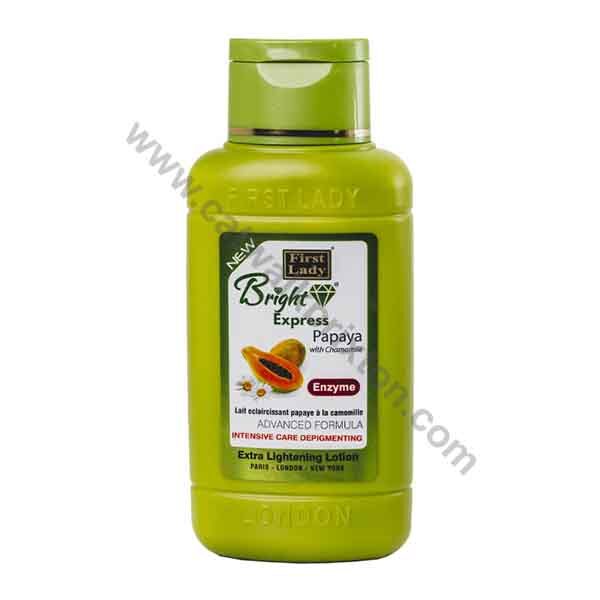 First Lady Bright Express | Papaya with Chamomile | Skin Lightening Body Lotion 500ml