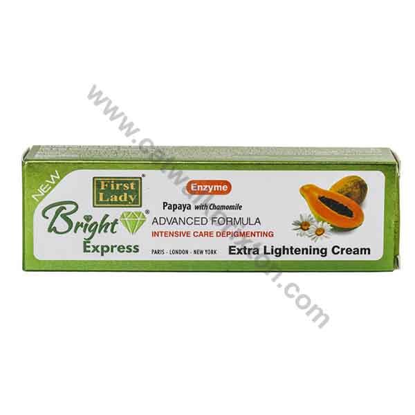 First Lady Bright Express | Papaya with Chamomile | Extra Lightening Cream 50g