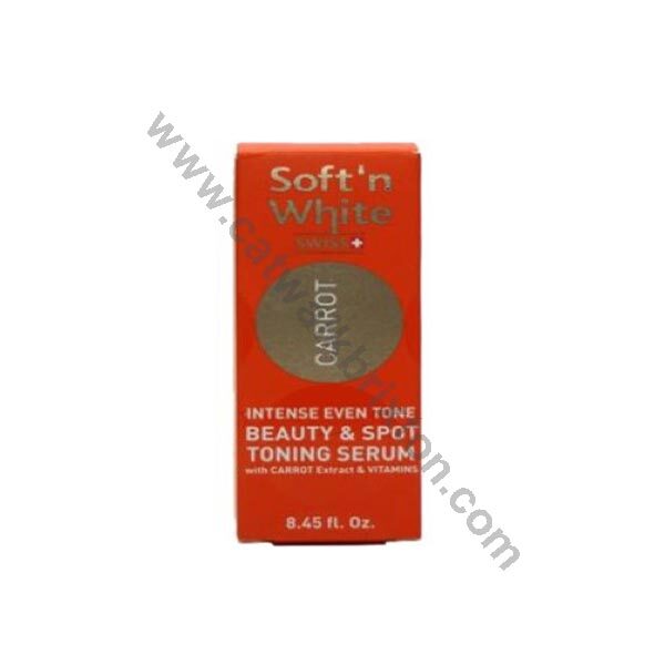 SOFT N WHITE | CARROT BEAUTY AND SPOT TONING SERUM 30ml