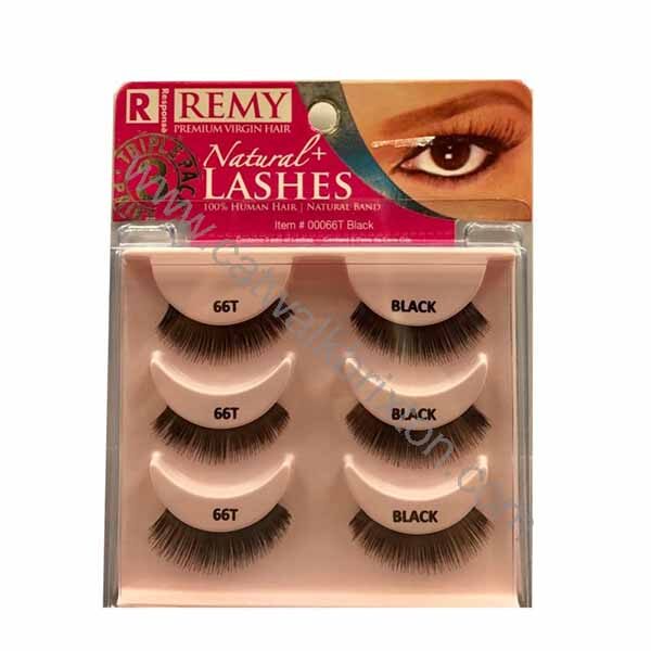 Response | Strip Eye Lash | Natural Lashes Triple Pack 066T Black