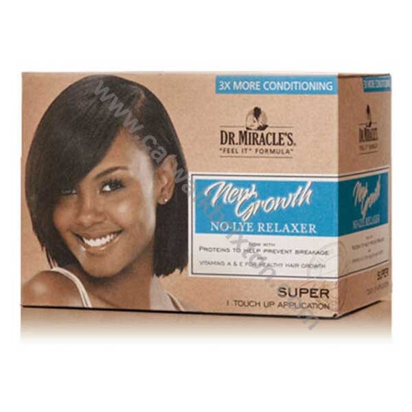 Dr. Miracle’s | New Growth No Lye Relaxer Touch Up Super 1 Application