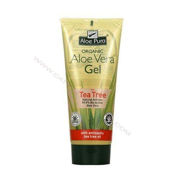 OPTIMA | ALOE PURA ALOE VERA GEL WITH ANTISEPTIC TEA TREE OIL 200ML