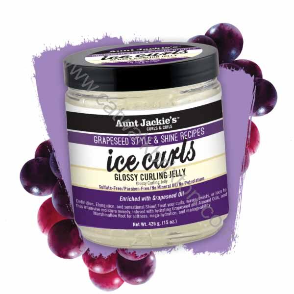 AUNT JACKIES | NEW! GRAPESEED | ICE CURLS Glossy Curling Jelly 15oz