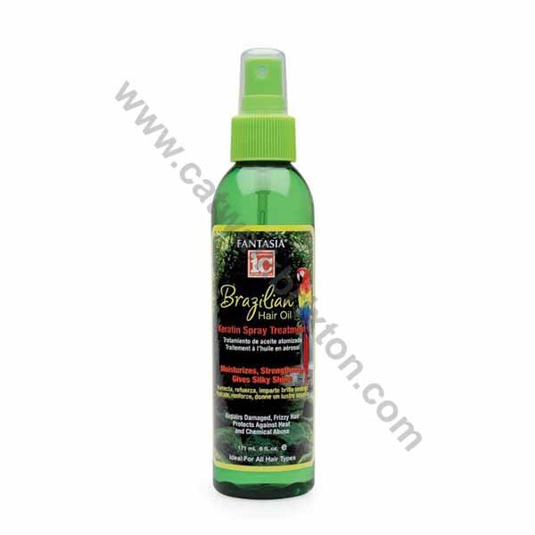 ic Fantasia | BRAZILIAN HAIR OIL | Keratin Spray Treatment 6oz