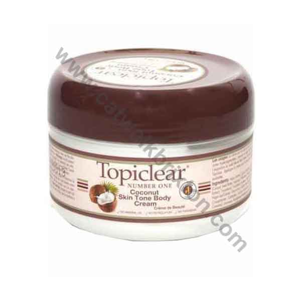 TOPICLEAR | COCONUT SKIN TONE BODY CREAM 170g – Catwalk Brixton