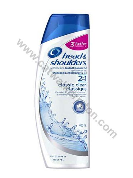 HEAD AND SHOULDERS | 2 IN 1 CLASSIC CLEAN ANTI DANDRUFF SHAMPOO 400ml