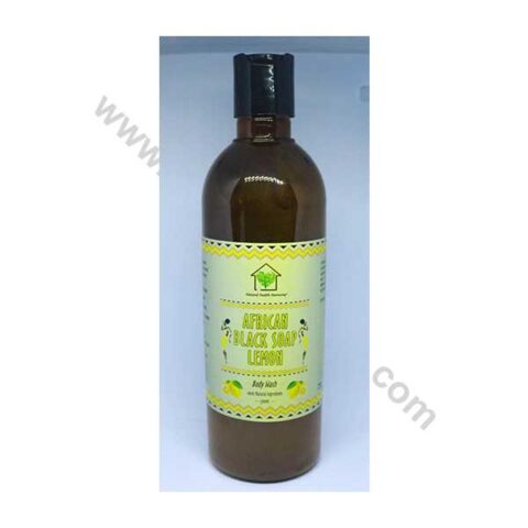 Natural Health Harmony | Lemon Liquid Black Soap Body Wash 500ml