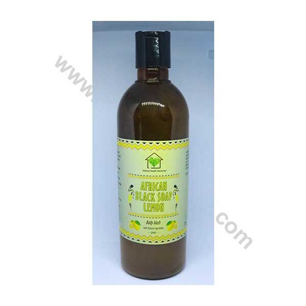 Natural Health Harmony | Lemon Liquid Black Soap Body Wash 500ml
