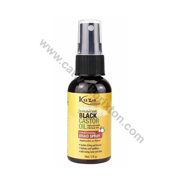 KUZA | JAMAICAN BLACK CASTOR OIL | CONDITIONG BRAID SPRAY