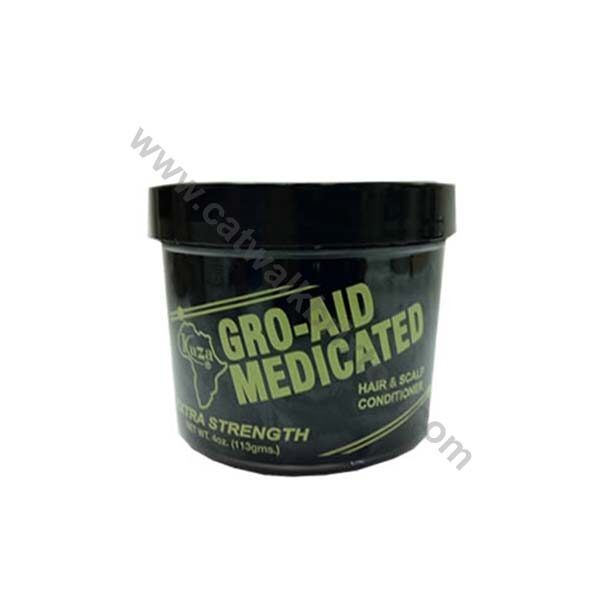 KUZA | GRO AID MEDICATED HAIR AND SCALP CONDITIONER 4oz