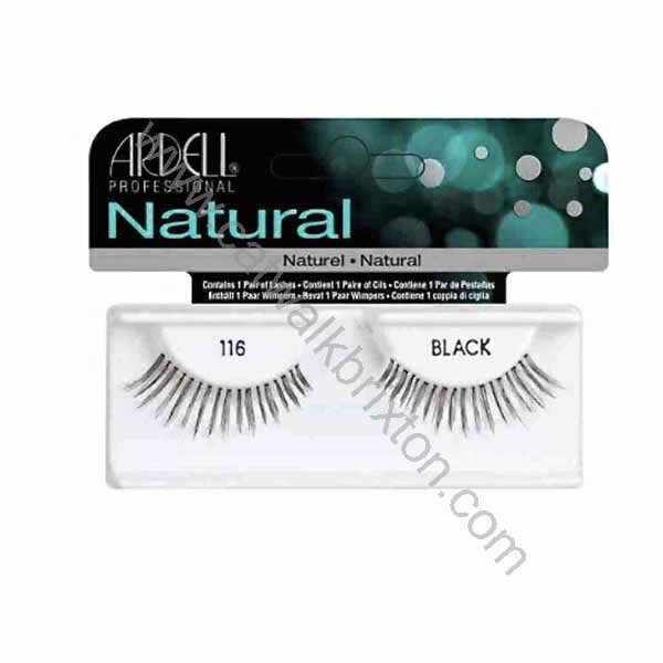 Ardell | Strip Eye Lashes | Professional Natural 116 Black Lashes