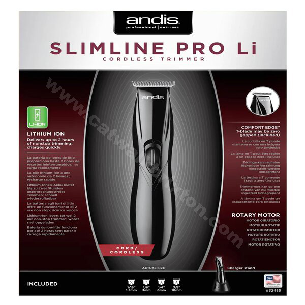 Andis | Slimline Pro Lithium Ion Trimmer Black 32485