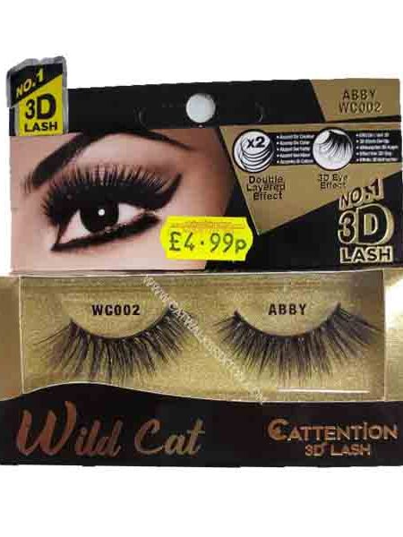 EBIN NEW YORK | WILD CAT | ABBY 3D STRIP EYE LASHES WC002