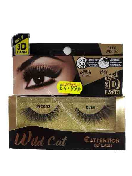EBIN NEW YORK | WILD CAT | CLEO 3D STRIP EYE LASHES WC003