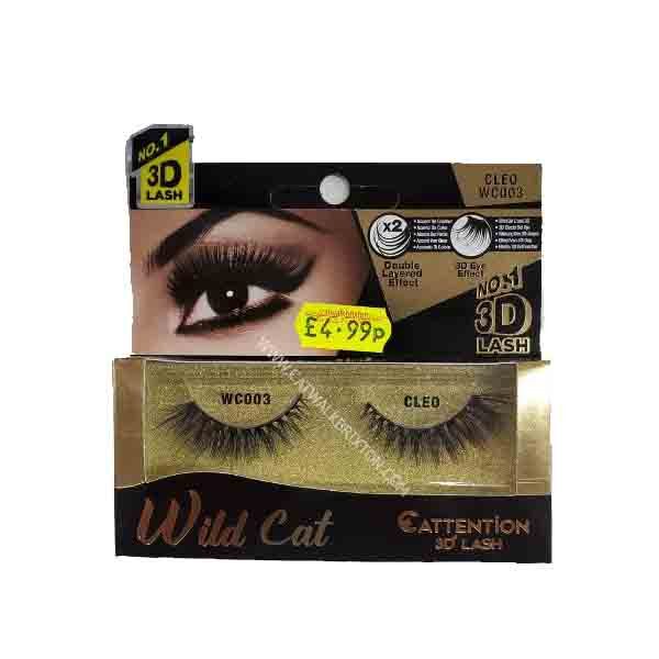 EBIN NEW YORK | WILD CAT | CLEO 3D STRIP EYE LASHES WC003