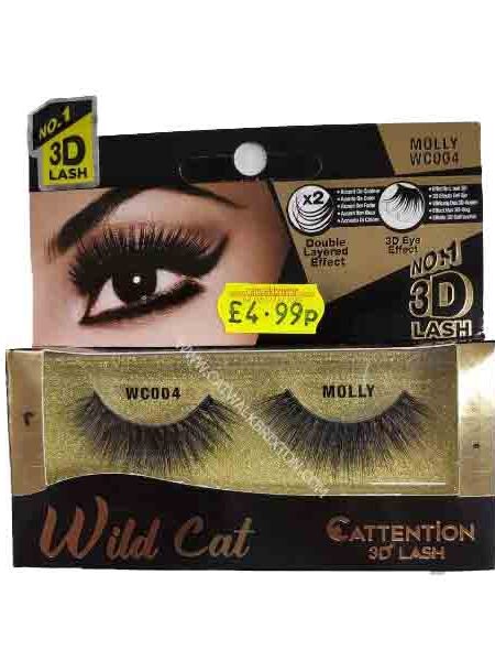 EBIN NEW YORK | WILD CAT | MOLLY 3D STRIP EYE LASHES WC004