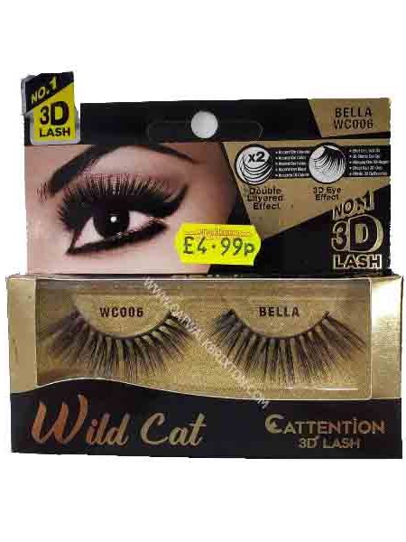 EBIN NEW YORK | WILD CAT | BELLA 3D STRIP EYE LASHES WC006