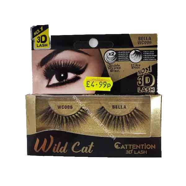 EBIN NEW YORK | WILD CAT | BELLA 3D STRIP EYE LASHES WC006
