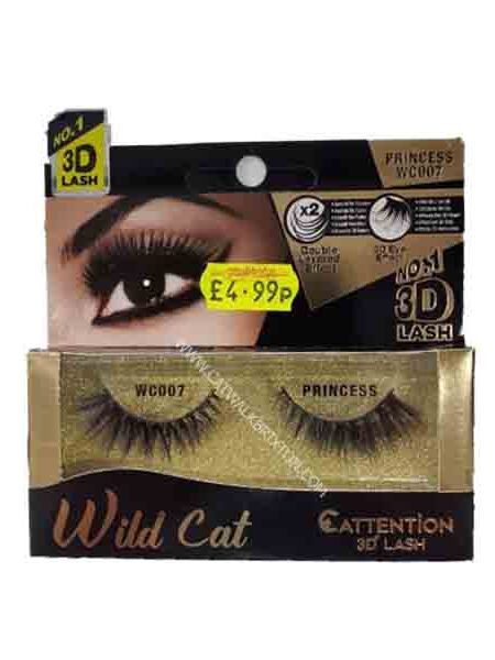 EBIN NEW YORK | WILD CAT | PRINCESS 3D STRIP EYE LASHES WC007