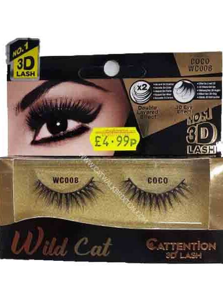 EBIN NEW YORK | WILD CAT | MAX 3D STRIP EYE LASHES WC011