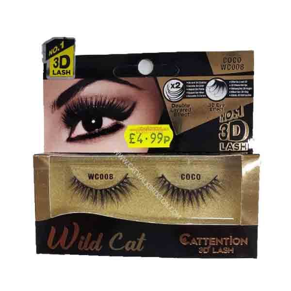 EBIN NEW YORK | WILD CAT | MAX 3D STRIP EYE LASHES WC011