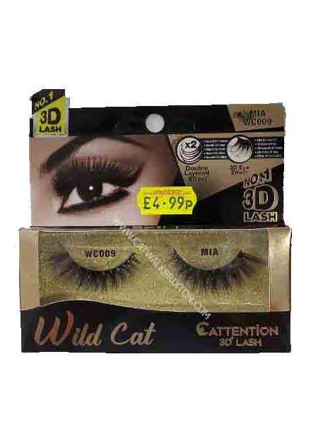 EBIN NEW YORK | WILD CAT | MIA 3D STRIP EYE LASHES WC009