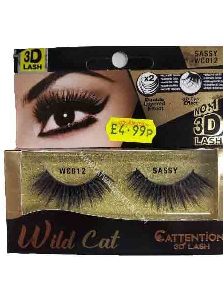 EBIN NEW YORK | WILD CAT | SASSY 3D STRIP EYE LASHES WC012