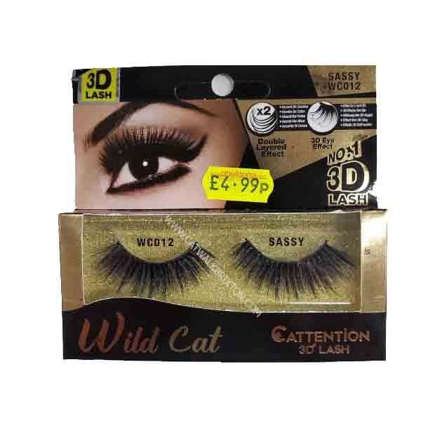 EBIN NEW YORK | WILD CAT | SASSY 3D STRIP EYE LASHES WC012