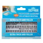 Victorus |  ULTRA THICK AND FULLER 3 IN 1 BLACK SHORT MEDIUM LONG LASHES