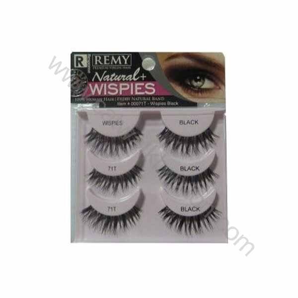 Response | Strip Eye Lash | Natural+Wispies Triple Pack 71T Black