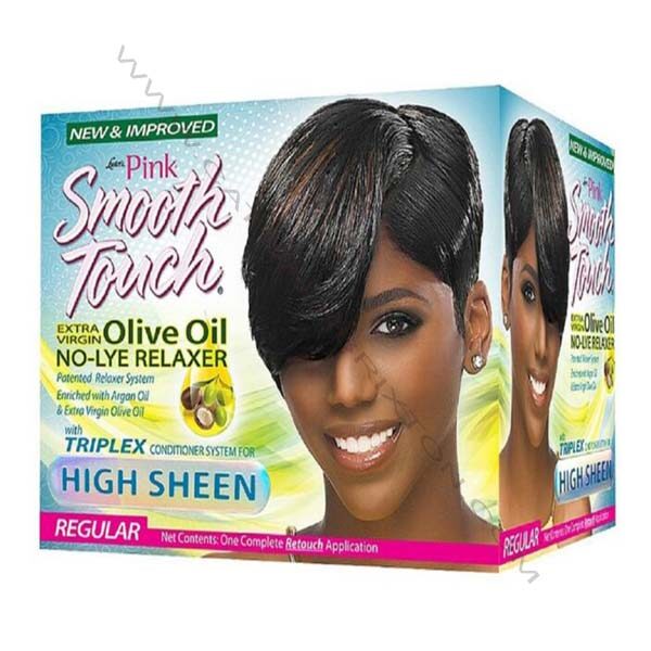 Lusters | Pink | Smooth Touch Olive Oil Relaxer Regular (1 Retouch)