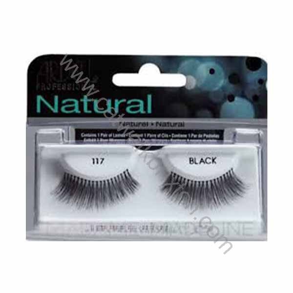 Ardell | Strip Eye Lashes | Professional Natural 117 Black Lashes