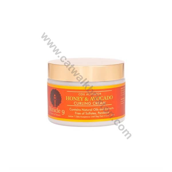 Miracle 9 | Coil Activator Honey & Avocado Curling Cream