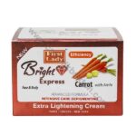 First Lady Bright Express | Carrot with Amla | Extra Lightening Face & Body Cream 500g