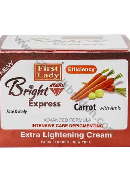 First Lady Bright Express | Carrot with Amla | Extra Lightening Face & Body Cream 500g