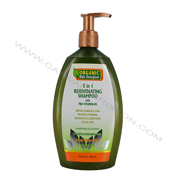 Organic Hair Energizer | 5 in 1 Rejuvenating Shampoo (13oz)