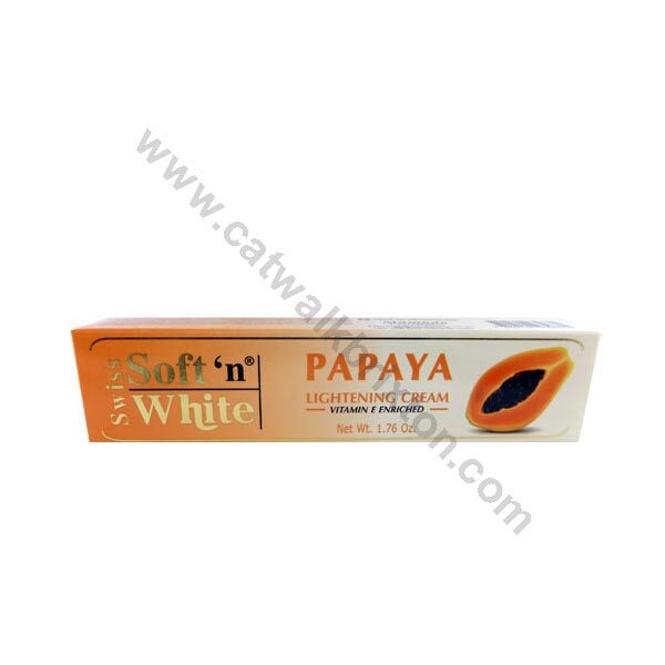 SOFT N WHITE | PAPAYA LIGHTENING CREAM 50ml