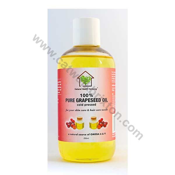 Natural Health Harmony | Vegan Oil | Pure Grapeseed oil 250ml
