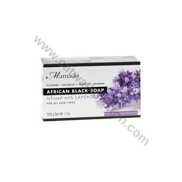 MAMADO | African Black Soap | INFUSED WITH LAVENDER 200g