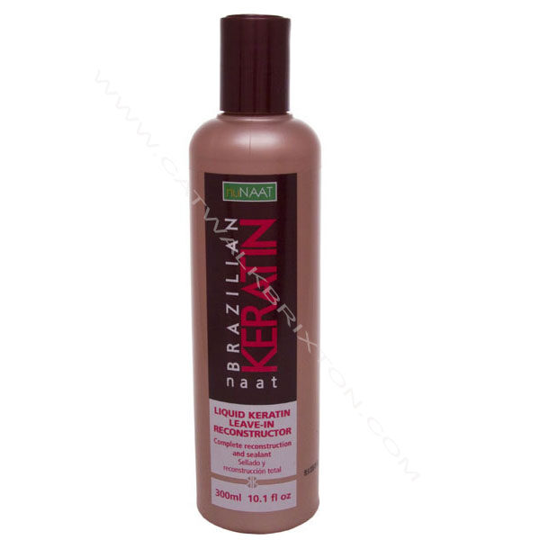 nuNAAT | BRAZILIAN KERATIN LIQUID KERATIN LEAVE IN RECONSTRUCTOR 300ml